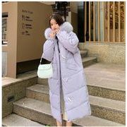 レディース冬アウター棉服ロングコート 秋冬防寒服　ゆったり 大きいサイズ　ペアコート厚手