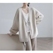 レディース　ジュアルカーディガン　ファッション韓国風　ニット　秋新作コート