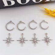 合金チャーム ヘアアクセサリーパーツ デコパーツ DIY素材 手作りアクセサリーパーツ  手芸材料