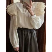 2023春秋新作 トップス 女 レディース 長袖 シャツ ブラウス インナー