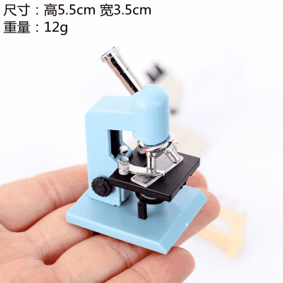 ドールハウス ミニチュア フィギュア ぬい撮おもちゃ 微風景 ミニ 実験室 顕微鏡模型 撮影道具 装飾