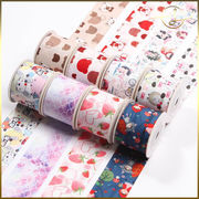 【8種】くまリボンテープ イチゴ ラッピング プレゼント ギフト 布小物 服飾 花束包装 手芸材料