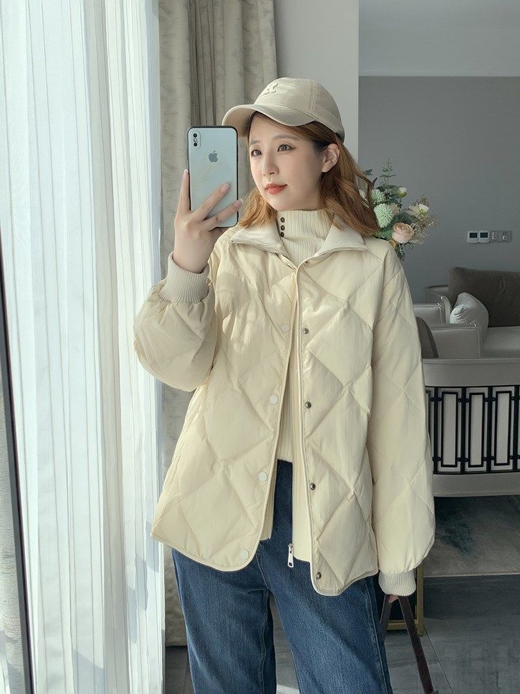 【予約221241】大きいサイズ秋冬 韓国 カレッジ風  長袖 体型カバー 暖かい  コート ジャケット LL-4L全2色
