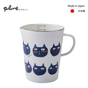プルーン（Plune.）　ホーローメジャーカップ・L「ミミココモモ」　PMC-702　Enamel Kitchen wear