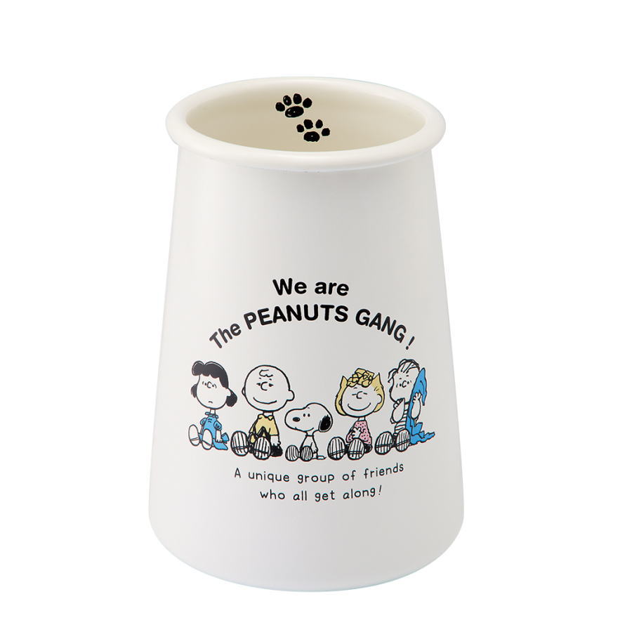 「PEANUTS・スヌーピー」BT・ホーローツールスタンド／SNJ-2310　Enamel Kitchen wear「通販百貨 Happy Puppy」