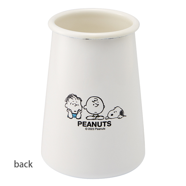 「PEANUTS・スヌーピー」BT・ホーローツールスタンド／SNJ-2310　Enamel Kitchen wear「通販百貨 Happy Puppy」