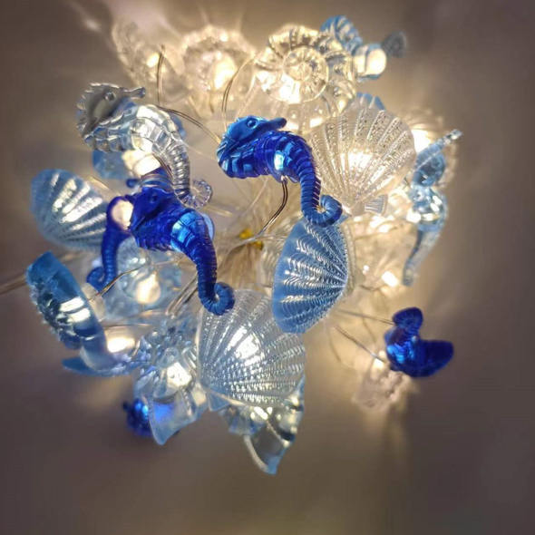 巻き貝のライト シェル 巻貝ライト 貝殻LEDライト オーナメント 電池式