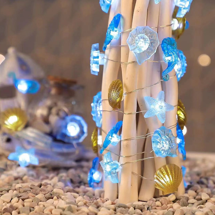 巻き貝のライト