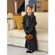 2025  秋新作 韓国風  子供服   ベビー服   トップス  トレーナー +スカート  2点セット