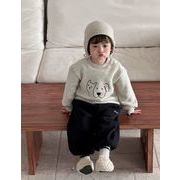 2025 冬新作 韓国風  子供服   ベビー服  トップス   パーカー  トレーナー 犬