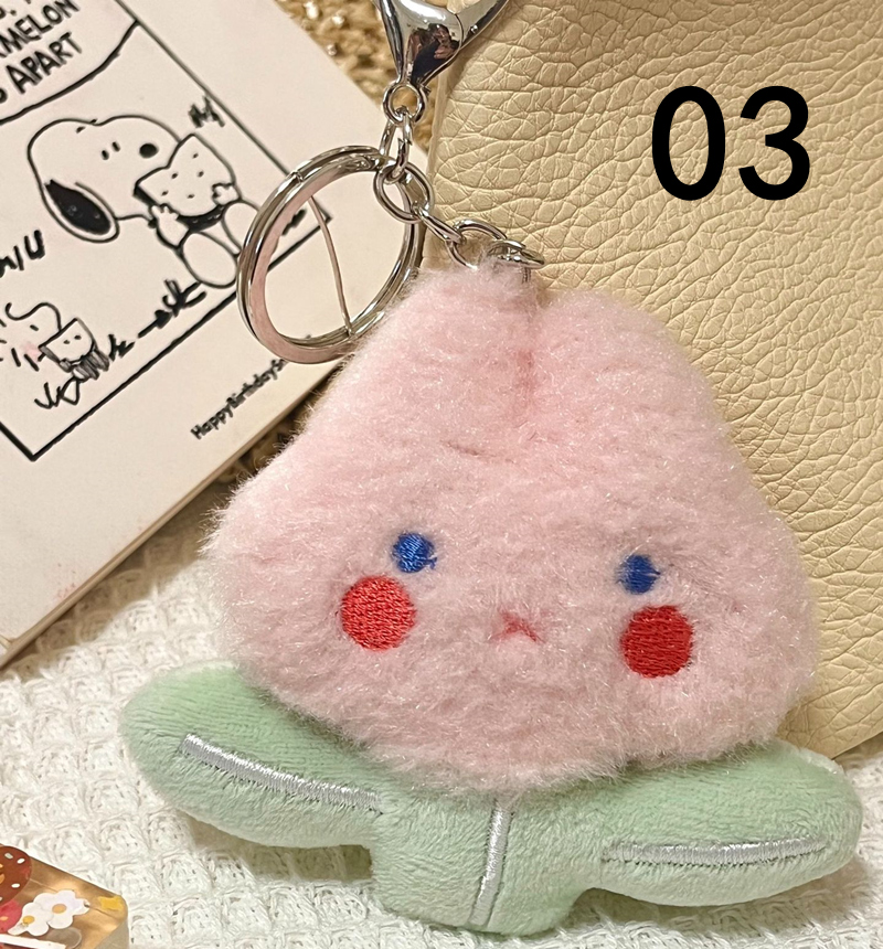 ぬいぐるみ キーホルダー クマ 犬 うさぎ 花 キーホルダー 韓国