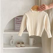 ins   秋新作 韓国風 子供服 ベビー服   ニット  セーター  長袖  トップス  女の子  ファッション