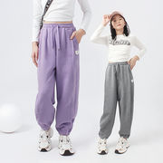 韓国、秋の子供服、女の子、カジュアルパンツ、スポーツパンツ、防蚊パンツ
