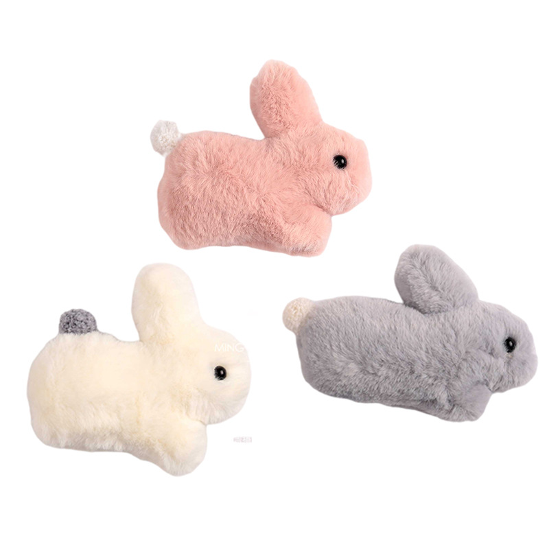 3色 うさぎのブローチ ぬいぐるみ うさぎ ブローチ ピン かわいい