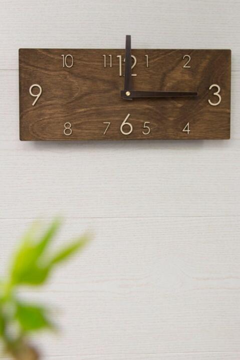 壁掛け時計  おしゃれ 木製 見やすい  クロック  インテリア  モダン 北欧 新築祝い ギフト 電池