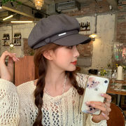 キャスケット　レディース帽子　韓国ファッション　デザイン　秋冬　レトロ　全3色