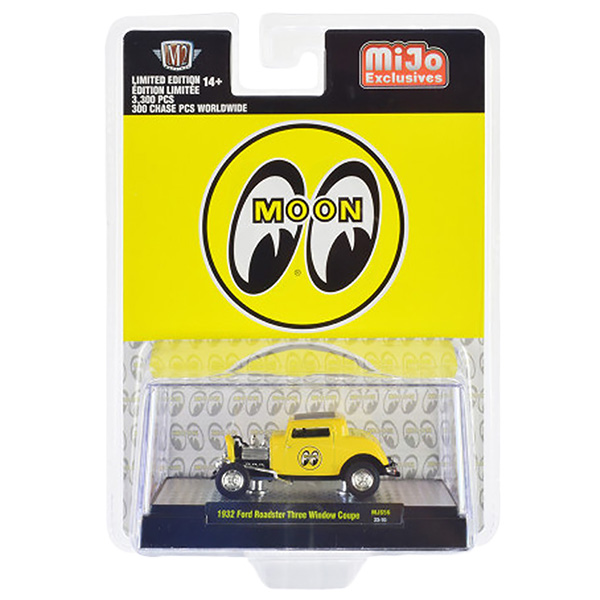 M2 MACHINES 1:64 MOONEYES 1932 Ford Three Window Coupe 【ムーン 