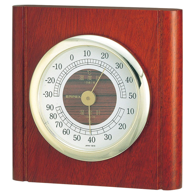 エンペックス　ルームガイド温・湿度計　
