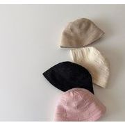 秋冬子供帽  子供用品ニット帽  ハット  キッズ帽子 　赤ちゃん   韓国風    キャップ  4色
