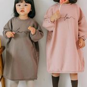 【2023秋新作】韓国風子供服 ベビー服 キッズ 女の子 スウェット ワンピース　