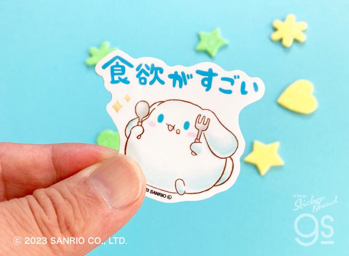 全6種セット】サンリオ ぷくぷく シナモロール ミニステッカー