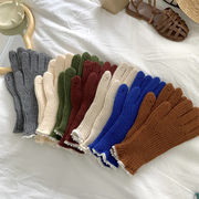 パール手袋　レディース帽子　韓国ファッション　デザイン　秋冬　全16色