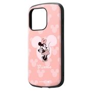 iPhone 15 Pro ディズニー/耐衝撃ケース MiA/ミニーマウス_ピンク