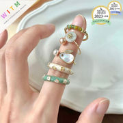 個性 指輪 リング 高級感 金属リング  韓国風 アクセサリー 素敵なデザイン 開口指輪