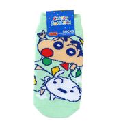 クレヨンしんちゃん キッズソックス シロとしんのすけパジャマ