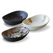 【新登場！安心の日本製！陶器のギフト】Wabisabi 小判鉢トリオセット