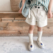 韓国の子供服 夏の新作 女の子 リネンパンツ ショーツ 子供用パンツ