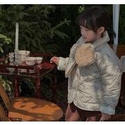 2023秋冬新作 子供服 韓国風子供服 キッズ 男女兼用 裏起毛ショートコート  ins
