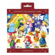 アドベントカレンダー クリスマス カードタイプ グリーティングカード