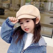 2025新品　帽子   子供用帽子　 ベレー帽　5色