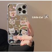 彩ドリル猫iPhone 14アップル携帯ケース13めっき鏡面11高級感12適用15 pro max