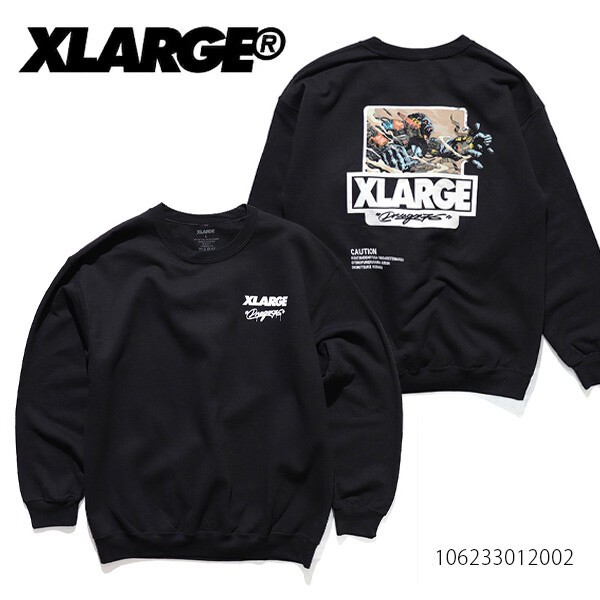 エクストララージ【X-LARGE】XLARGE x Dragon76 Crewneck Sweat メンズ