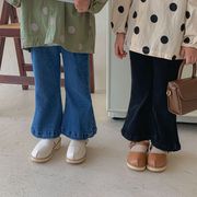 【秋新作】韓国風子供服 ベビー服 春秋 可愛い ロングパンツ デニムパンツ