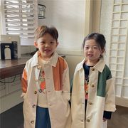 【秋新作】韓国風子供服 ベビー服 春秋 可愛い アウター コート ロングジャケット