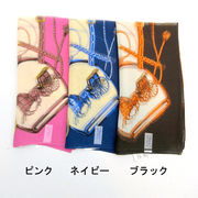 【スカーフ】【日本製】シルクシフォン・コーチエルメス柄日本製小判スカーフ