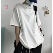 2023春夏新作 メンズ 男 カジュアル 半袖 帽子付け トップス Tシャツ インナー M-2XL