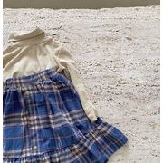 韓国風子供服 2023秋冬新作 ベビー服 ニットスカート キッズ スカート枚 スカート厚くする 80-130CM