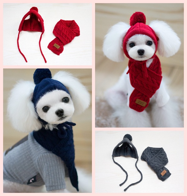【2023秋冬新作】ペット用品     犬の帽子    犬のスカーフ　 超可愛い   ワンちゃん    ネコ雑貨