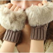 秋冬新作  韓国風  レディース  ニット  手袋  ミット  もふもふ  ファッション  10色