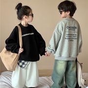 ★Girls＆Boys★　子供パーカー　90~140cm　キッズオーバサイズトレーナー　韓国キッズファッション