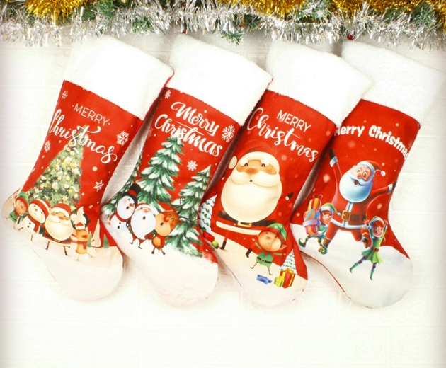 クリスマス靴下 クリスマス プレゼント袋 クリスマスブーツ ギフトバッグ クリスマスツリー飾り 壁掛け