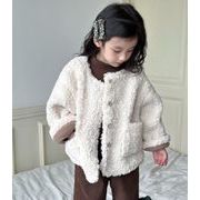 女の子    ベビー服     韓国風子供服    アウター     裹起毛    コート