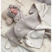 新作 韓国 赤ん坊 多機能 毛布 四季 肌に親しむ シーツ 子供用 春秋 で産着 抱いて 7色