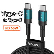 Type-C to Type-C 充電ケーブル 急速充電  60w PD 3A スマホ 携帯コード USBケーブル 1m 2m