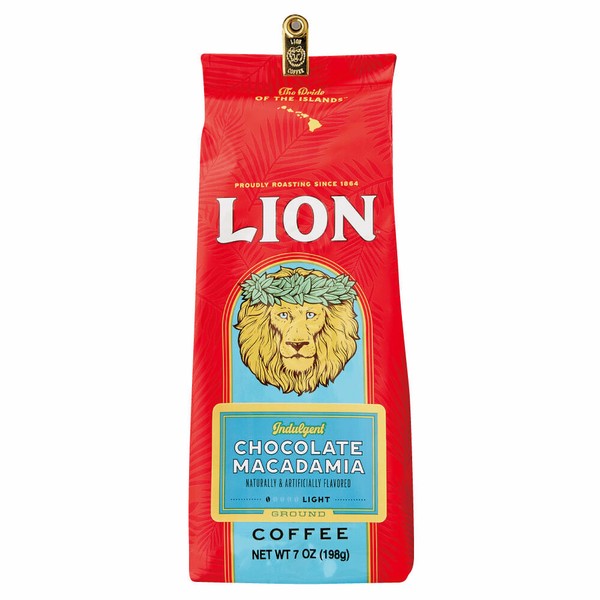 LION COFFEE  フレーバーコーヒー　チョコレートマカダミア 198g （15個入ケース）