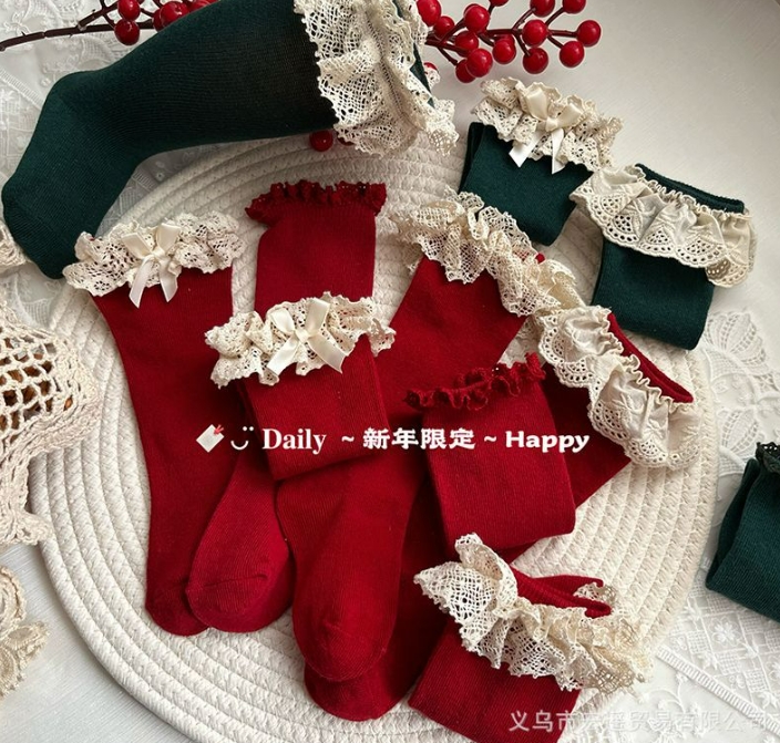 クリスマス  新作   韓国風    子供靴下   ソックス  赤ちゃんの靴下   子供用   子供ソックス  8色
